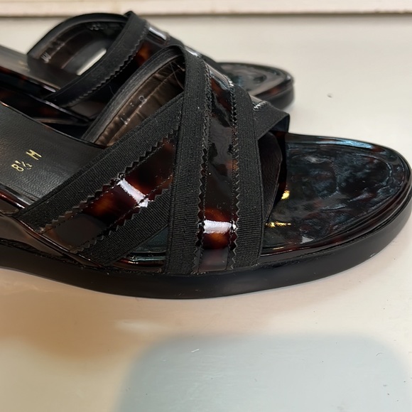 Stuart Weitzman tortoise wedge sandals - Picture 9 of 9